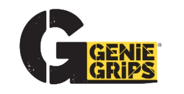 Logo de GenieGrips, protecciones de seguridad para gruas horquilla representadas por Alteza Solutions