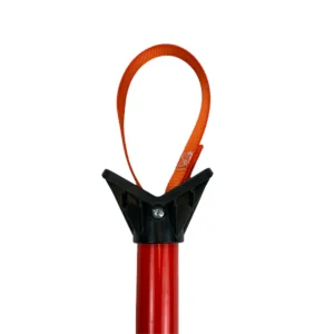 Bastón Hold-It de Hand Safety Tools sosteniendo herramienta de golpe fuera de la zona de impacto
