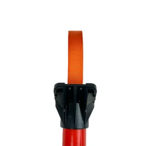 Bastón Hold-It de Hand Safety Tools sosteniendo herramienta de golpe fuera de la zona de impacto