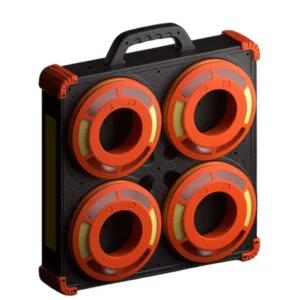 Maleta SIGMAX8 con 8 luces de emergencia inalambricas secuenciales para conos de señalización